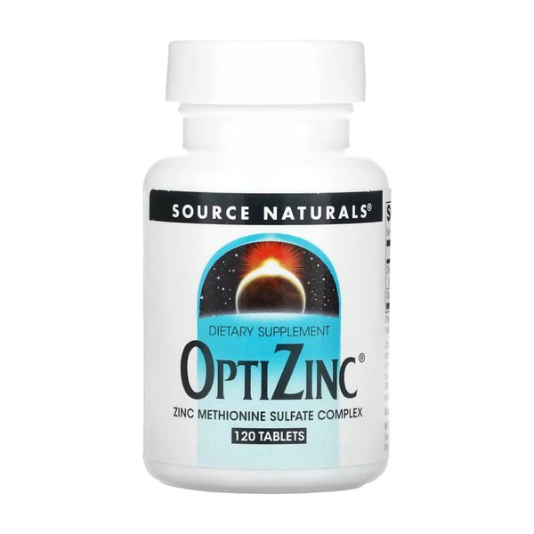 Опти Цинк Source Naturals OptiZinc® - 120 таблеток 2023-10-2687 фото