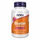 Біотин вітаміни для волосся Now Foods Biotin 5000 мкг 120 капсул 100-27-3430014-20 фото 1