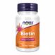 Біотин вітаміни для волосся Now Foods Biotin 1000 мкг 100 капсул 2022-10-0003 фото 1