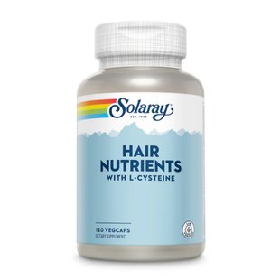 Комплекс для волосся Solaray Hair Nutrients - 120 vcaps 2023-10-2395 фото