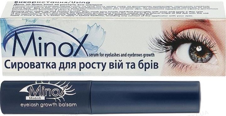 Сироватка для росту вій та брів Minox 3мл 4820146410091 фото