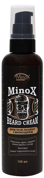 Крем після лосьйону з міноксидилом Minox Beard Cream 100 ml 123321 фото