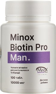 Біотин вітаміни для чоловіків Minox biotin pro man 4820146410220 фото
