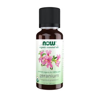 Масло герани Now Foods Organic Geranium Oil - 30ml 2023-10-2834 фото