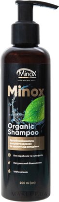 Органічний шампунь від випадіння волосся Minox organic shampoo 4820146410626 фото