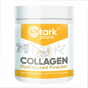 Гидролизированный коллаген Stark Pharm Collagen Hydrolyzed Powder - 200g 100-49-2833461-20 фото