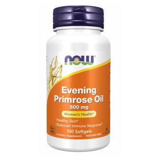 Олія Вечірньої Примули Now Foods Олія Вечірньої Примули, Evevning Primrose 500mg - 100 sgels 
2022-10-2377 фото