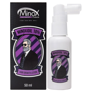 Лосьйон проти випадіння волосся для чоловіків Minox (міноксиділ 10%) 50 мл 4820146410039 фото