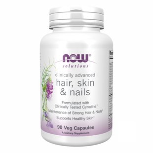 Комплекс для волосся та шкіри Now Foods Hair, Skin & Nails - 90 vcaps 2022-10-0400 фото