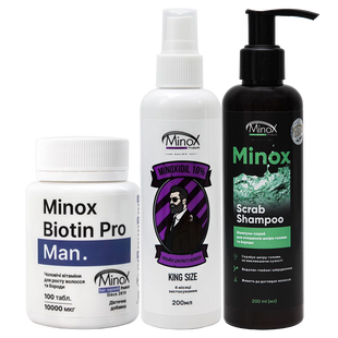 Комплекс для роста волос и бороды Minox Man Hair Complex (Усиленный) 232323444 фото