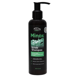 Шампунь-скраб для очищення шкіри голови та бороди Minox Scrab Shampoo 200 ml 343434544 фото